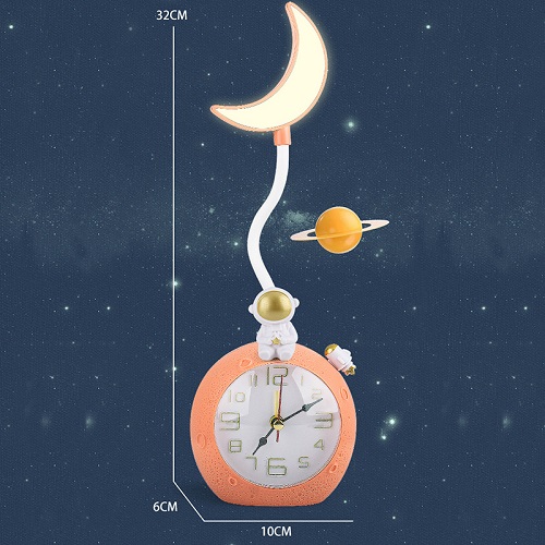 Reloj despertador LED Sistema Solar Astronomía Diseño Creativo Escritorio  Escritorio Reloj de Mesa Brillante Eléctrico Led Digital Reloj Despertador
