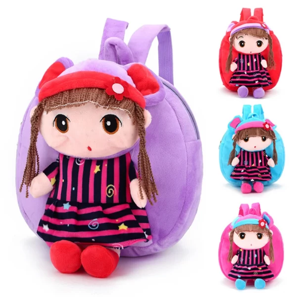 Promotional-Lovely-Girl-Stuffed-Kids-Bag