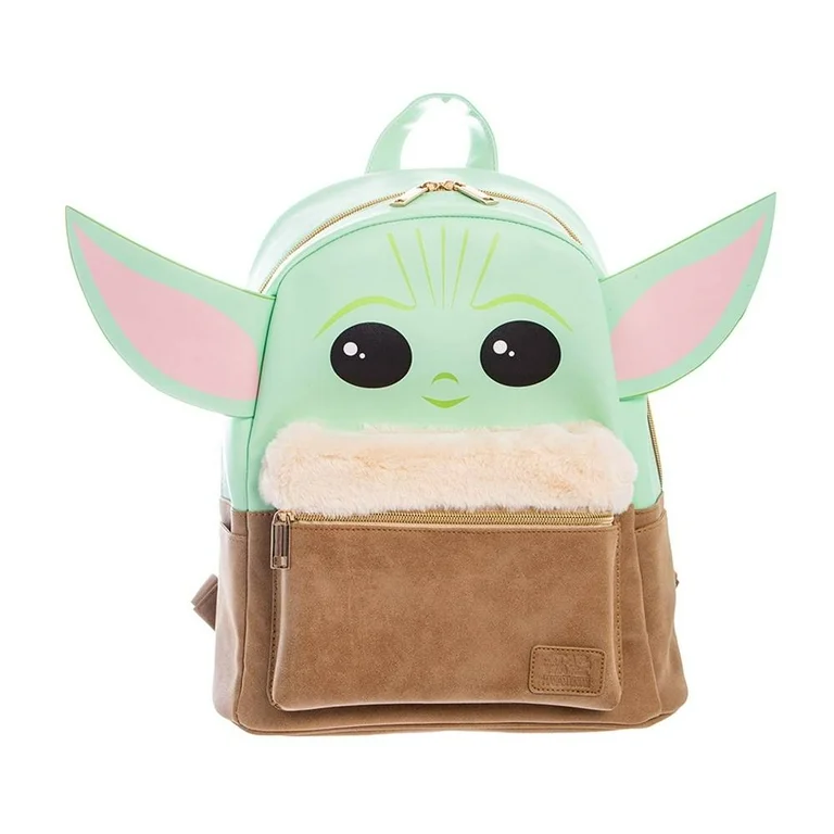 Imagen de MOCHILITA DE PIEL BABY YODA *RUZ TRUZT 173406 🎒