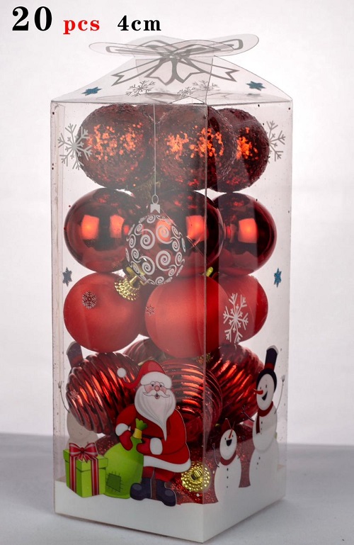 Imagen de 20 ESFERAS NAVIDEÑAS DIFERENTES DISEÑOS