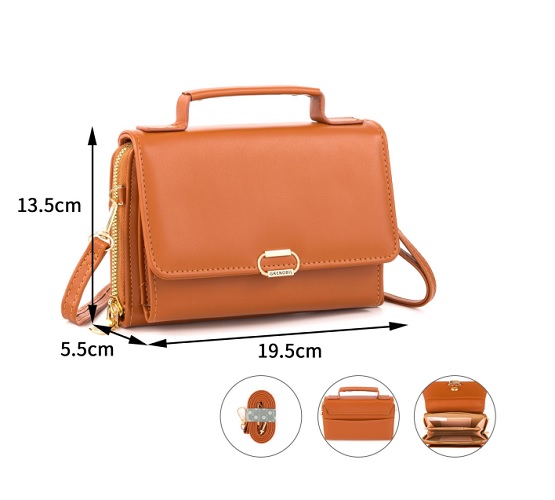 Imagen de BOLSO DE MANO LISO GRENOBIL
