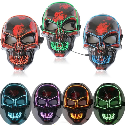 Imagen de VARIEDAD DE MASCARA LUZ LED HALLOWEEN