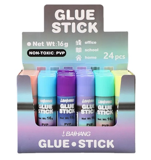 Imagen de CAJA 24 PEGAMENTO ESCOLAR BARRA GLUE STICK