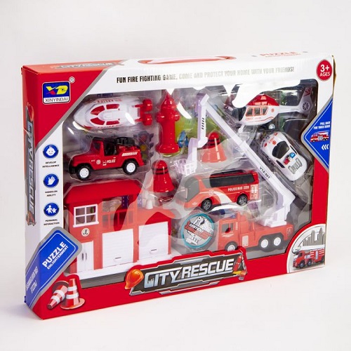 Imagen de SET DE TRANSITO VEHICULOS CITY RESCUE