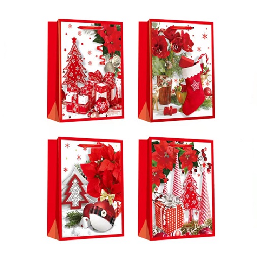 Imagen de BOLSA 3D REGALO NAVIDEÑA GDE 30X40