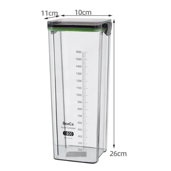 Imagen de CONTENEDOR GRANDE ALIMENTOS 1800ml APILABLE