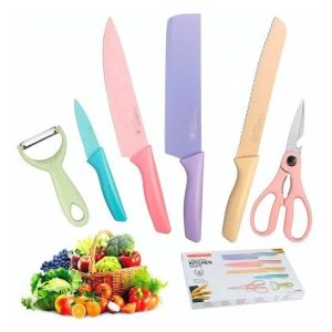 SET 6 PZAS CUCHILLO PASTEL COCINA