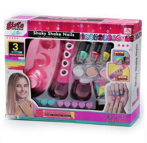 Imagen de KIT PARA UÑAS LIMA EN DIAMANTE, SEPARADOR Y ACCESORIOS SHAKY SHAKE NAILS