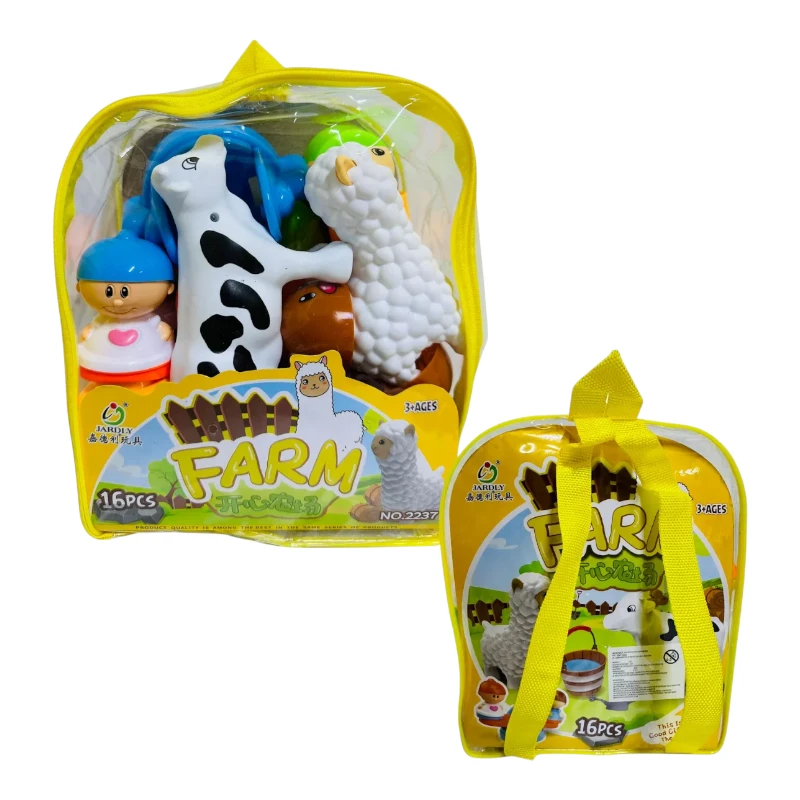 Imagen de GRANJA DIDACTICA MOCHILA 16 PIEZAS