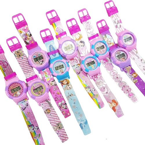Imagen de DOCENA RELOJ INFANTIL *NIÑA PERSONAJES