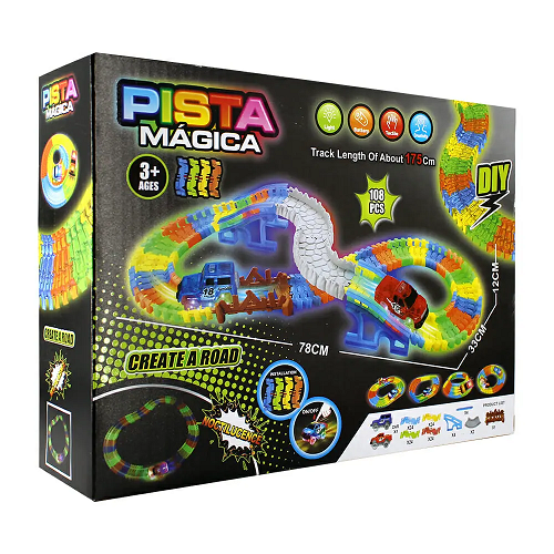 Imagen de **PISTA MAGICA MED. 108 PIEZAS