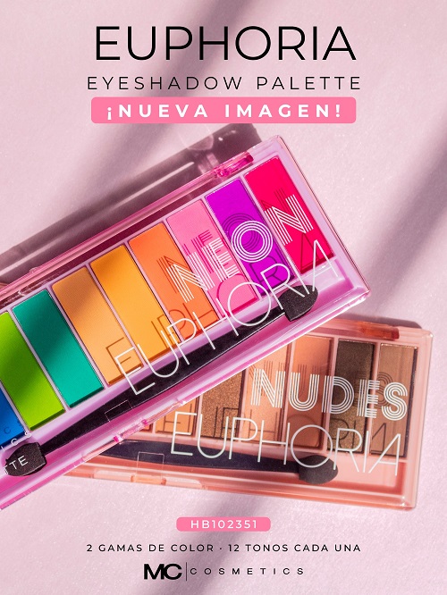 Imagen de **GAMA 2 SOMBRAS EUPHORIA SHADOW MC COSMETICS