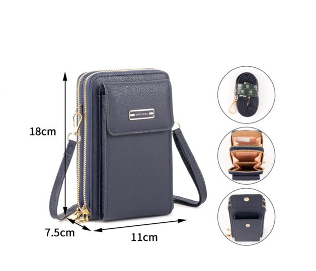 Imagen de CARTERA 3 EN 1 PORTACELULAR GRENOBIL