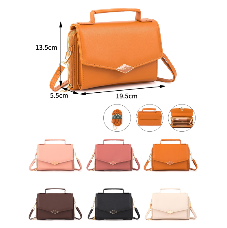 Imagen de BOLSO DE MANO LISO GRENOBIL
