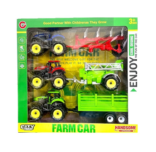 Imagen de JUGUETE 3 TRACTORES DE TRABAJO FARM CAR