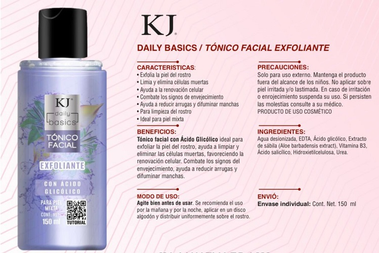Imagen de **TONICO FACIAL EXFOLIANTE KEJEL JABIBE