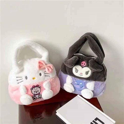 Imagen de BOLSO PELUCHE KITTY / KUROMI PREMIUM