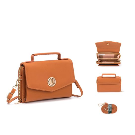 Imagen de BOLSO DE MANO LISO GRENOBIL