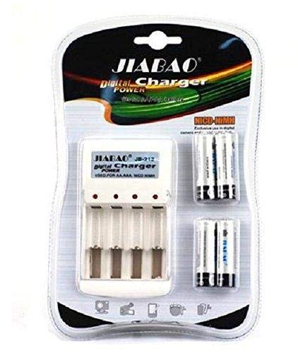 Imagen de CARGADOR BATERIAS JIABAO C/4 AA