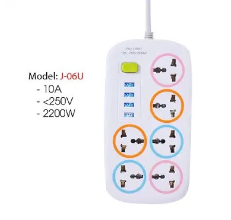 Imagen de NUEVO MULTICONTACTO CON USB Y LUZ LED