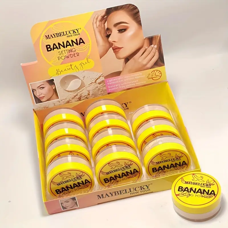 Imagen de CAJA 12 POLVO BANANA MAYBELUCKY