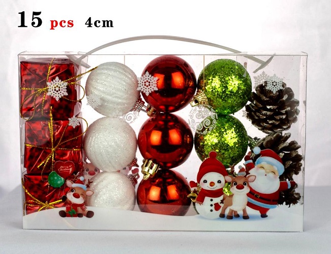 Imagen de 15 ESFERAS NAVIDEÑAS VARIOS DISEÑOS