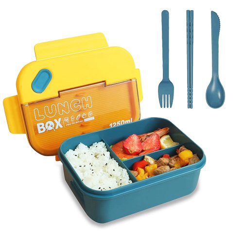 Imagen de LUNCH BOX 1250ml CON CUBIERTOS