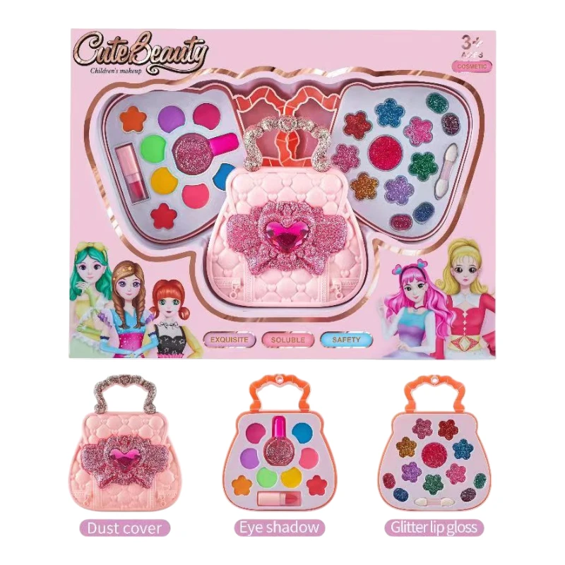 Imagen de SET MAQUILLAJE FORMA DE BOLSO CUTE BEAUTY