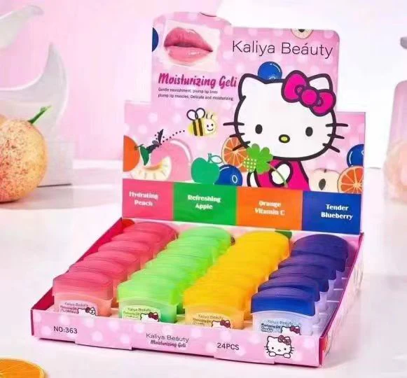 Imagen de CAJA 24 BALSAMO HELLO KITY KALIYA BEAUTY