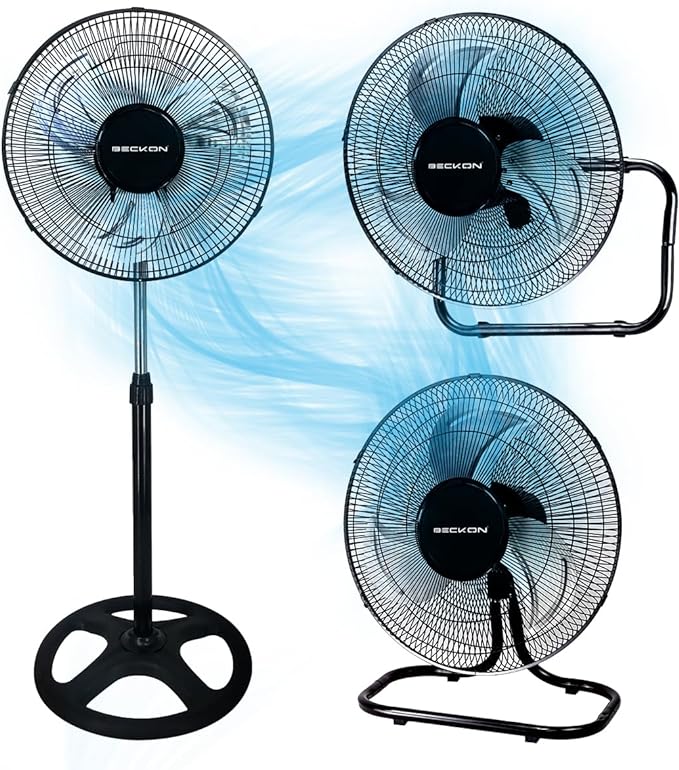 Imagen de CAJA CON 2 VENTILADOR 3EN1 PEDESTAL-PISO-PARED
