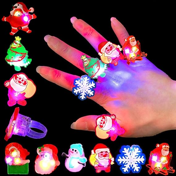 Imagen de CAJA 50 AÑILLO NAVIDAD LUZ LED