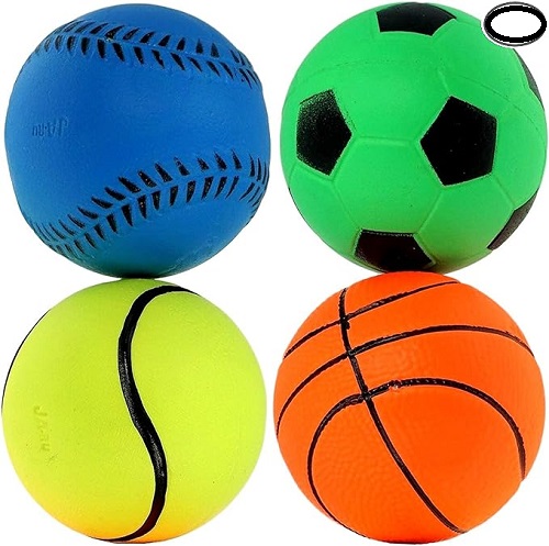 Imagen de DOCENA PELOTA CHILLONA MASCOTAS ANTI ESTRES *