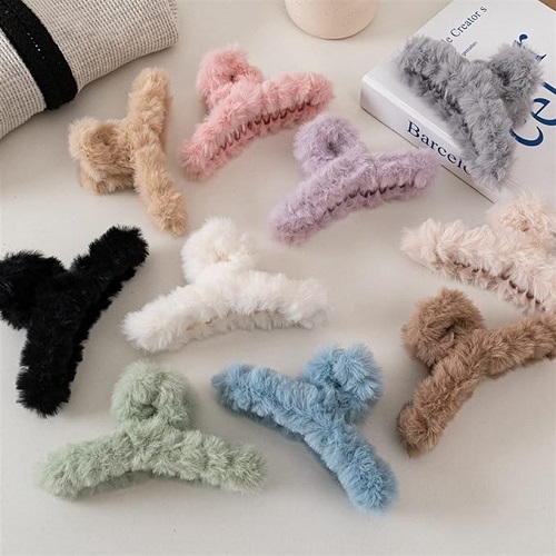 Imagen de DOCENA BROCHE CABELLO PELUCHE