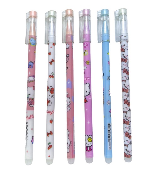 Imagen de PAQ 12 PLUMA DISEÑO HELLO KITTY *