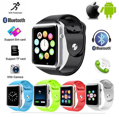 Imagen de **RELOJ SMART WATCH CAMARA Y CHIP CELULAR CAJA AMARILLA