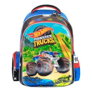 MOCHILA PRIMARIA HOT WHEELS MONSTER ORIGINAL