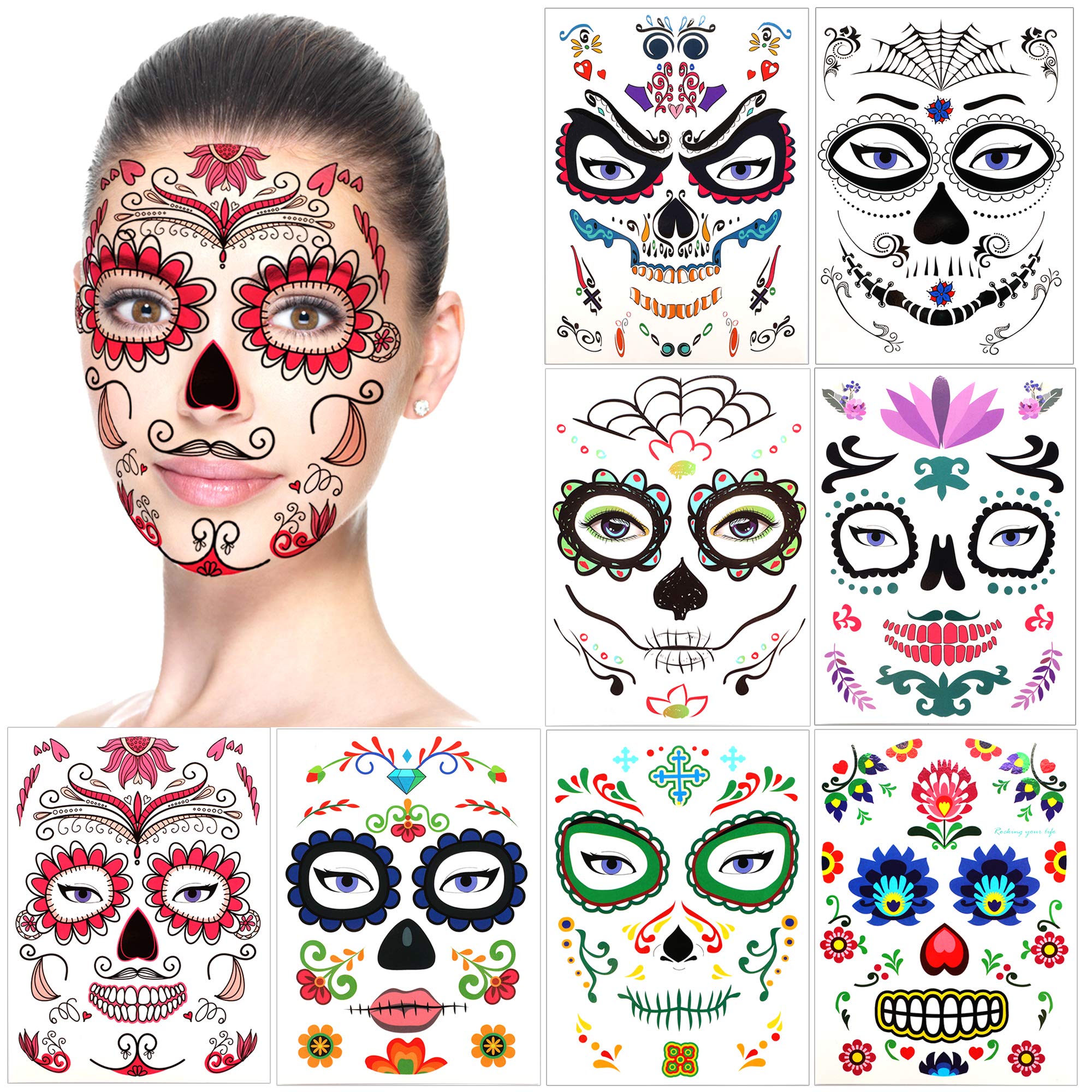 Imagen de PAQ 24 TATTOS COSTUME FACE