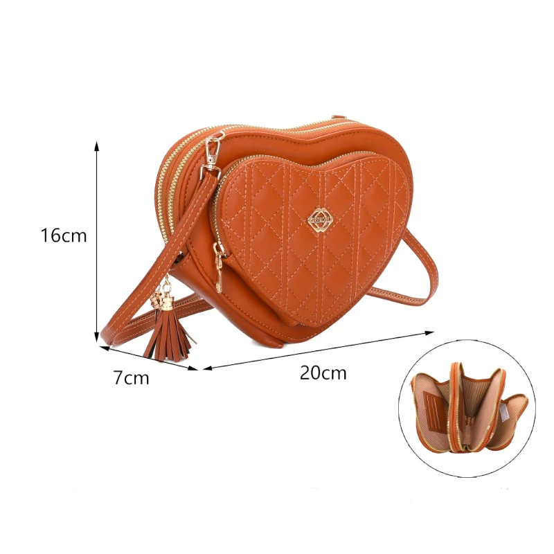 Imagen de BOLSO CORAZON GRENOBIL D9413