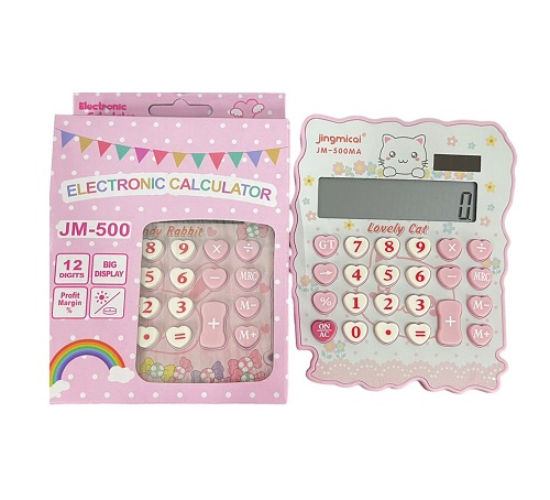 Imagen de CALCULADORA KAWAII ELECTRONIC CALCULATOR  JM-500 **