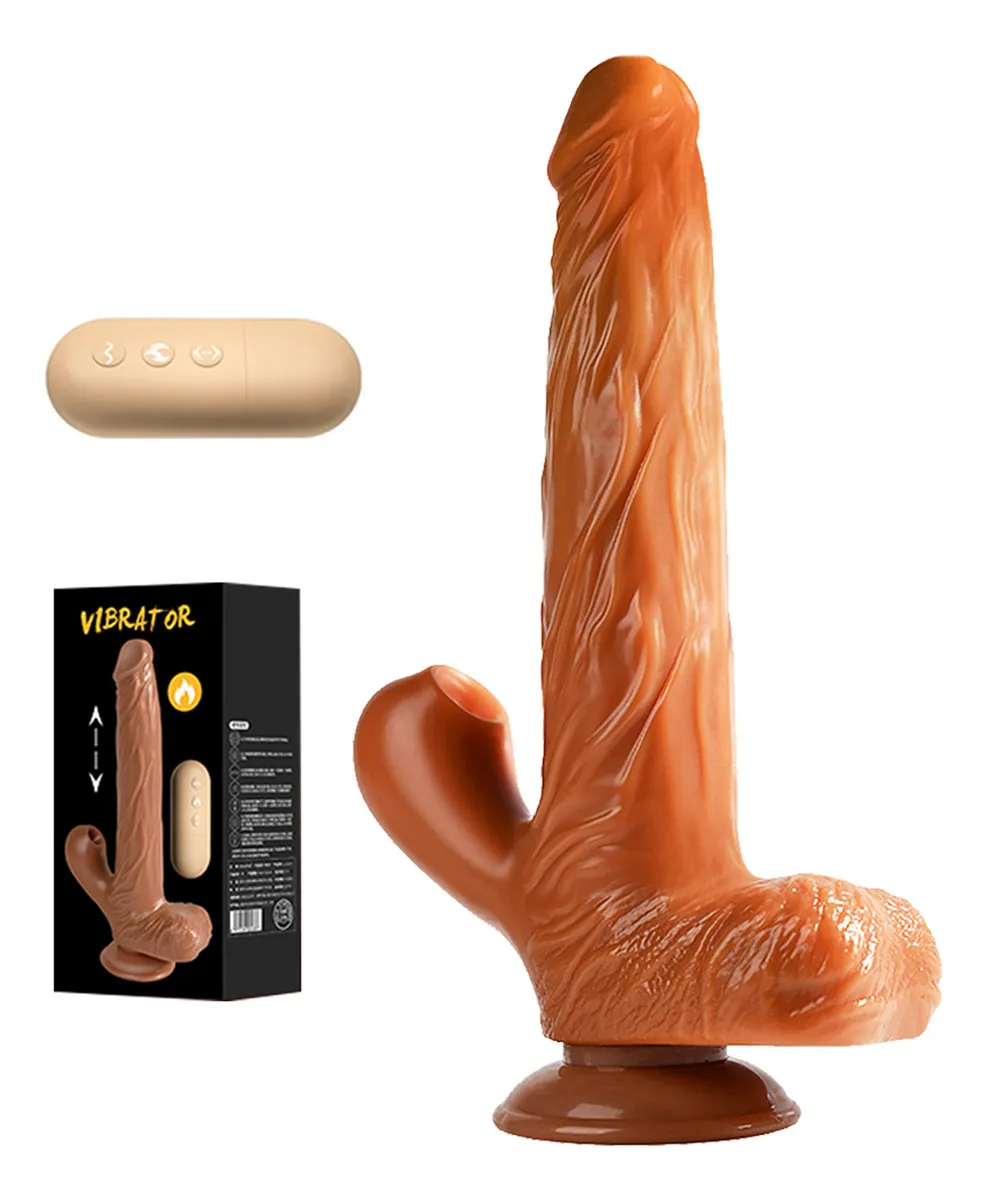 Imagen de VIBRADOR CONSOLADOR REALISTA CON FUNCIONES + CONTROL
