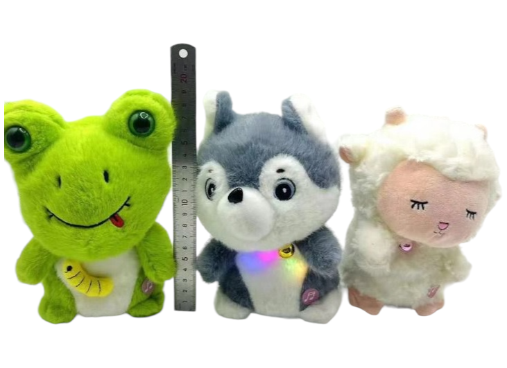 Imagen de PELUCHE ANIMALITOS REPITE FRASES RECARGABLE