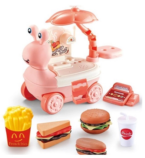 Imagen de CARRITO CARACOL COMIDA RAPIDA CON ACCESORIOS COOK KITCHEN