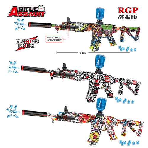 Imagen de PISTOLA HIDROGEL RIFLE ASSAUIT LASER Y ACCESORIOS