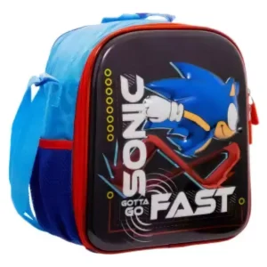 LONCHERA SONIC FAST 3D RUZ* 177324 🎒
