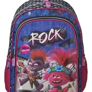 MOCHILA KINDER TROLLS ROCK ORIGINAL URBANIA
