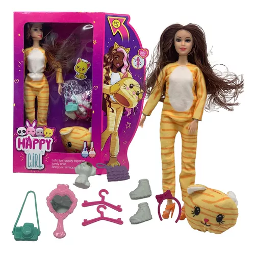 Imagen de **MUÑECA PIJAMA HAPPY GIRL