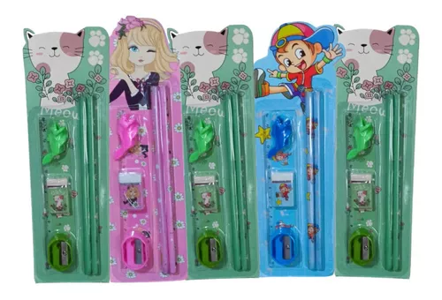 Imagen de BLISTER 6 PIEZAS ESCOLAR *