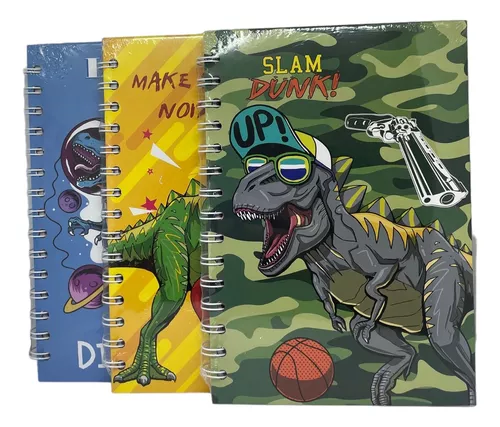 Imagen de LIBRETA DINOSAURIO PASTA DURA