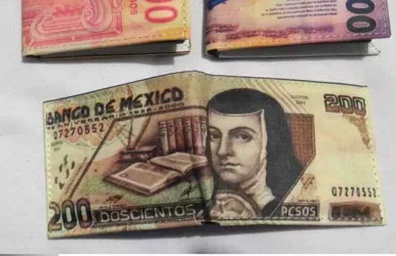 Imagen de PAQ 12 CARTERA BILLETE DE TELA