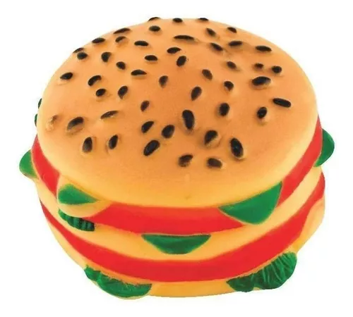 Imagen de PIEZA HAMBURGUESA CHILLONA MASCOTAS